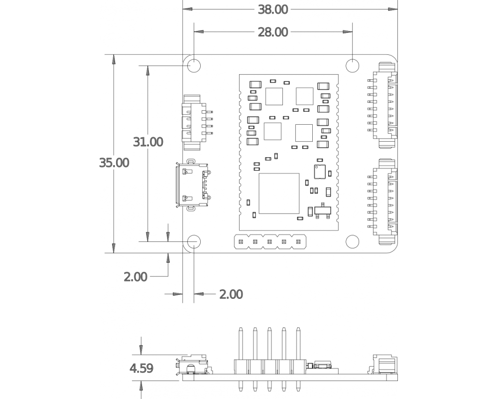 Kurokesu SCE2_dual_L012 двохлінзовий контролер крокового двигуна на базі модуля SCE2