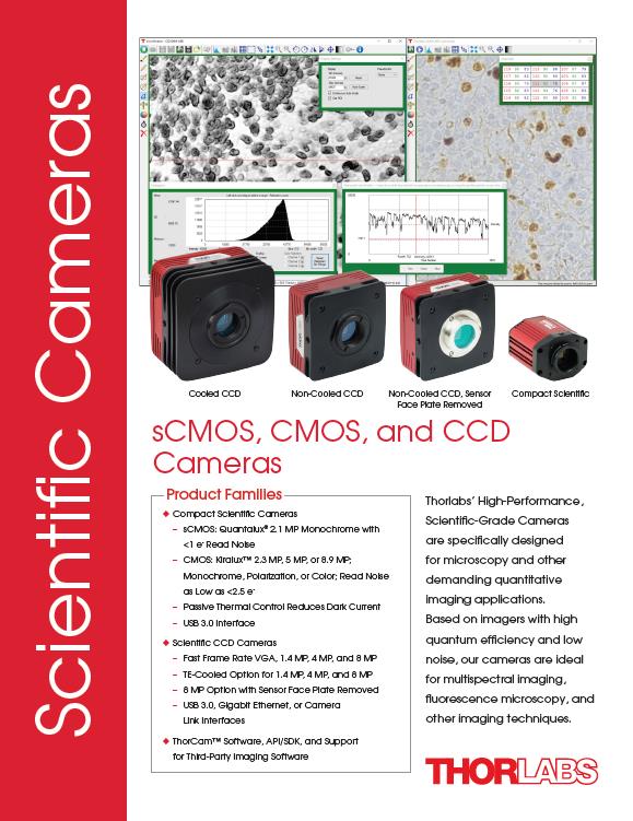 Thorlabs Scientific Cameras Brochure