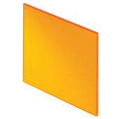 Thorlabs FGL550S квадратний кольоровий скляний фільтр OG550, Ø2", 550 nm