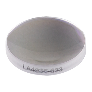 Thorlabs LA4936-633 плоско-випукла сферична лінза, UVFS, Ø12.7mm, f=30.0mm, AR Coating: 633nm