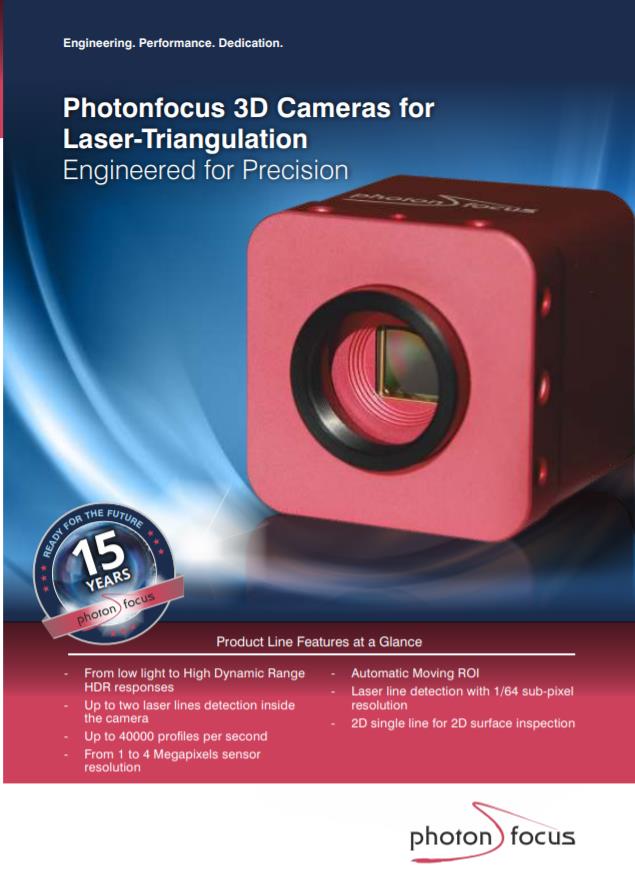 3D камери для лазерної триангуляції