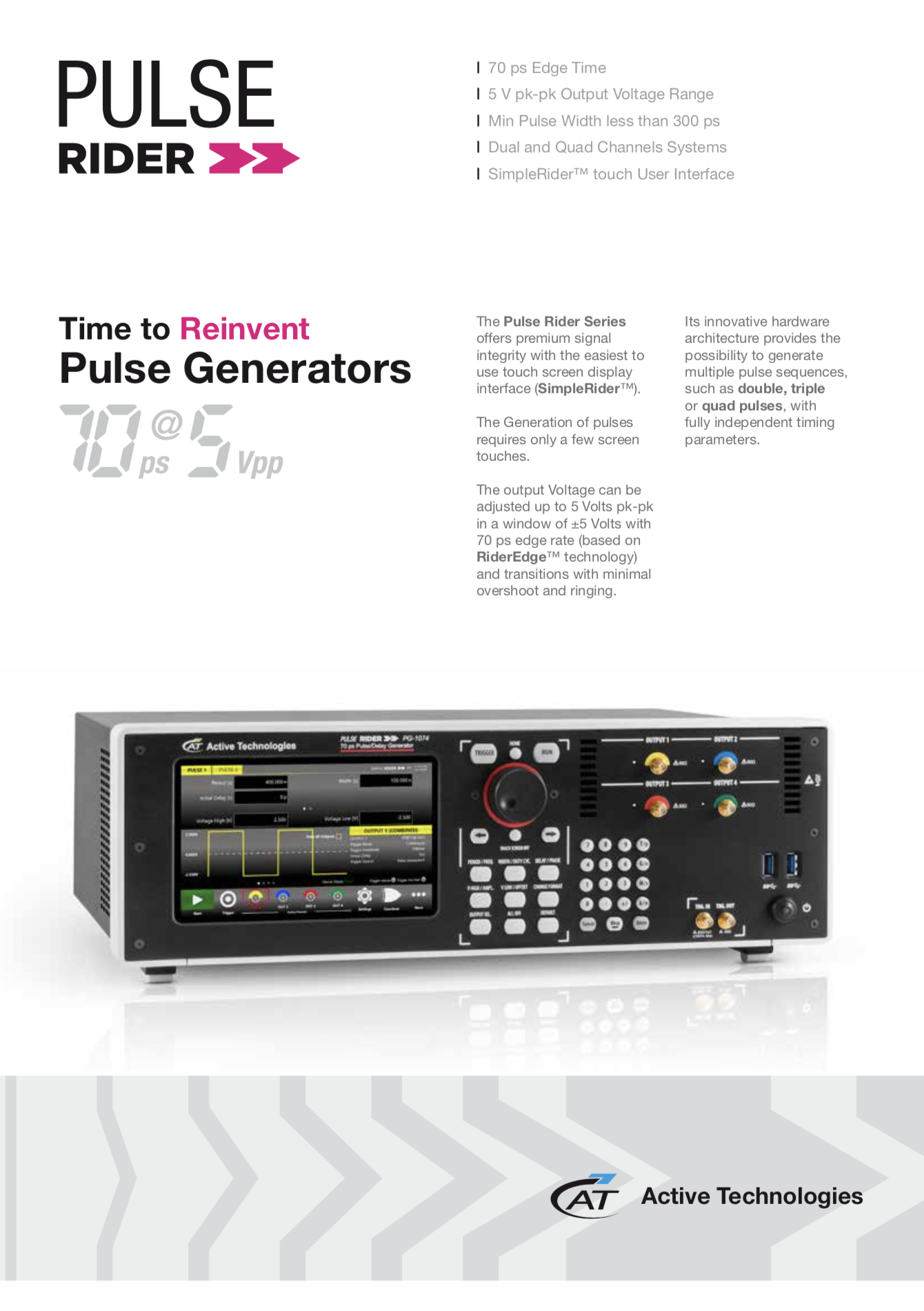 Брошура Pulse Generators