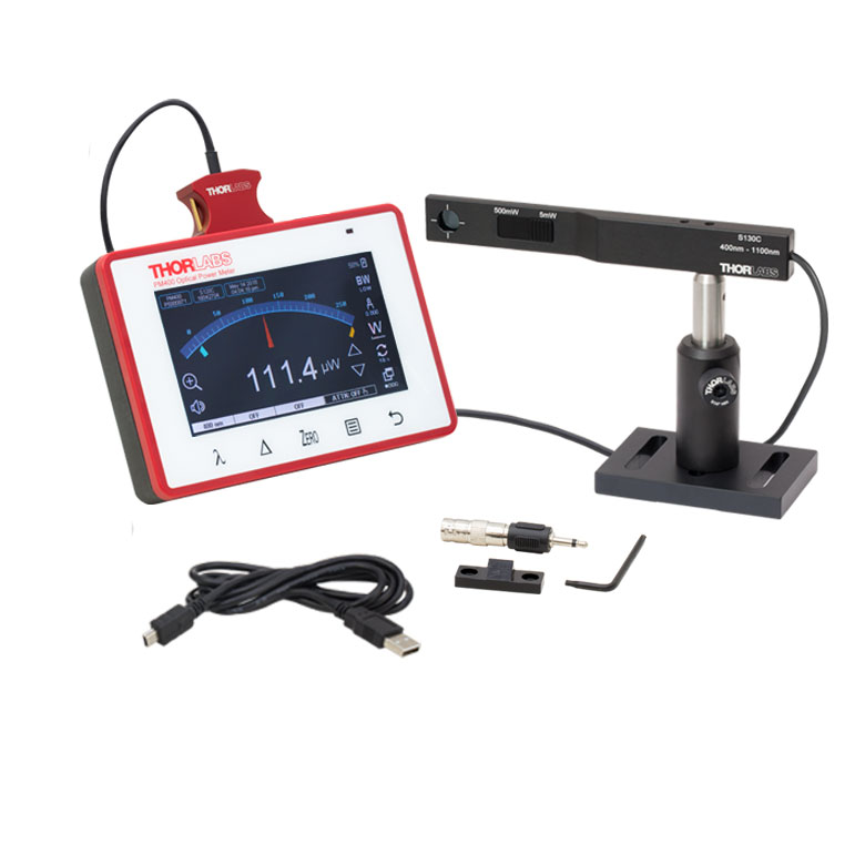 Thorlabs PM400K3 Набір вимірювання оптичної потужності та енергії (500пВт-500мВт, 400нм-1100нм)