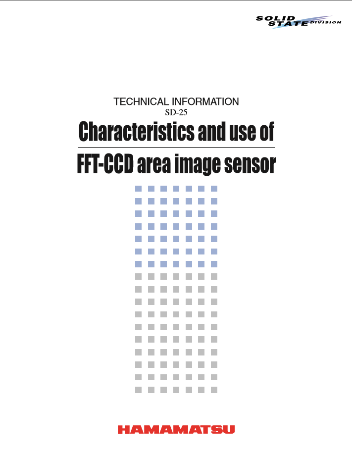 Технічна документація FFT-CCD датчики зображення Hamamatsu