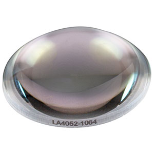 Thorlabs LA4052-1064 плоско-випукла сферична лінза, UVFS, Ø25.4mm, f=35.0mm, AR Coating: 1064nm