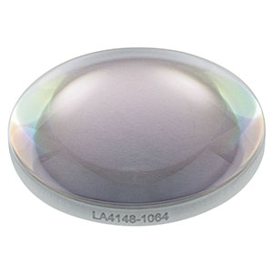 Thorlabs LA4148-1064 плоско-випукла сферична лінза, UVFS, Ø25.4mm, f=50.0mm, AR Coating: 1064nm
