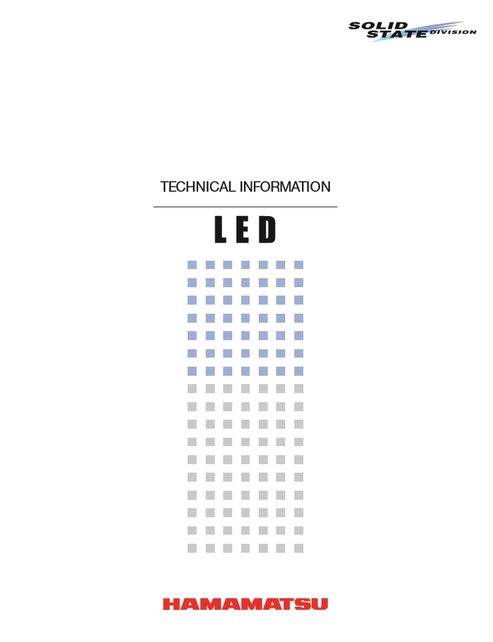 Технічна документація LED Hamamatsu
