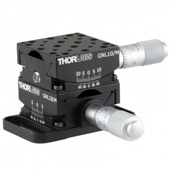 Thorlabs GNL20/M позиціонер гоніометричний двохосьовий, 25.4mm, ±10º