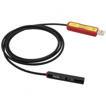 Thorlabs PL202 Компактний USB лазерний модуль, 635 nm, 0.9 mW