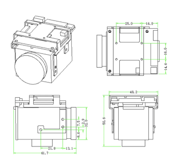Univision UV-ZNS8110 кольорова IP-відеокамера з моторизованим об`єктивом 10x (4.8-48мм), 8MP, 1/2.8”, CMOS, H.265/H.264/MJPEG