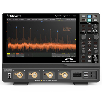 SIGLENT SDS3034X HD осцилограф цифровий, 4-канали, 350МГц, 4ГВиб/с